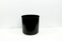 Load image into Gallery viewer, Black Standard Cylindrical Decorative Pots