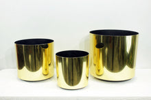 Load image into Gallery viewer, Gold Standard Cylindrical Decorative Pots