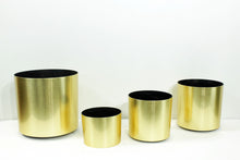Load image into Gallery viewer, Gold Standard Cylindrical Decorative Pots