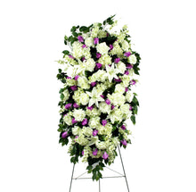 Load image into Gallery viewer, Funeral Flower Arrangement on Stand