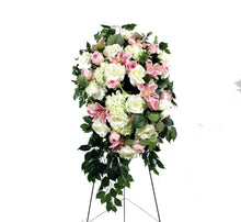 Load image into Gallery viewer, Funeral Flower Arrangement on Stand