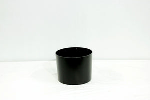 Black Standard Cylindrical Decorative Pots
