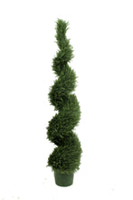Load image into Gallery viewer, Spiral Evergreen Topiary