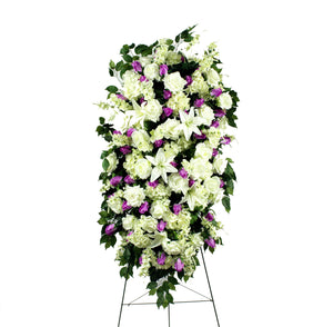 Funeral Flower Arrangement on Stand