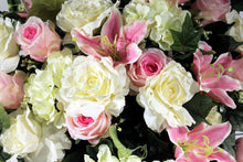 Load image into Gallery viewer, Funeral Flower Arrangement on Stand